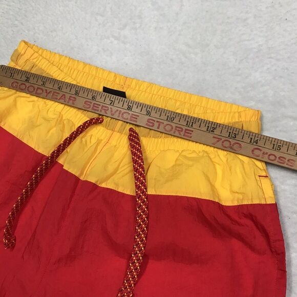 Vintage NIKE Flight Warm Up Jogger Men S Color Block Nylon Drawstring Elastic - Picture 9 of 16